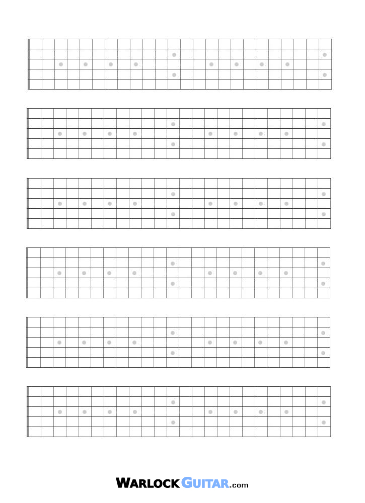 blank fretboard paper