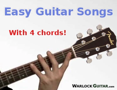 Easy guitar songs with 4 only chords