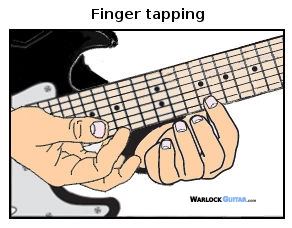 two hand guitar finger tapping