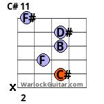 C# 11 Guitar Chord